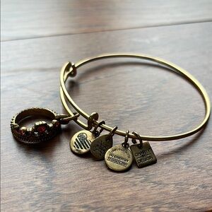 Alex & Ani Gold Crown Bracelet